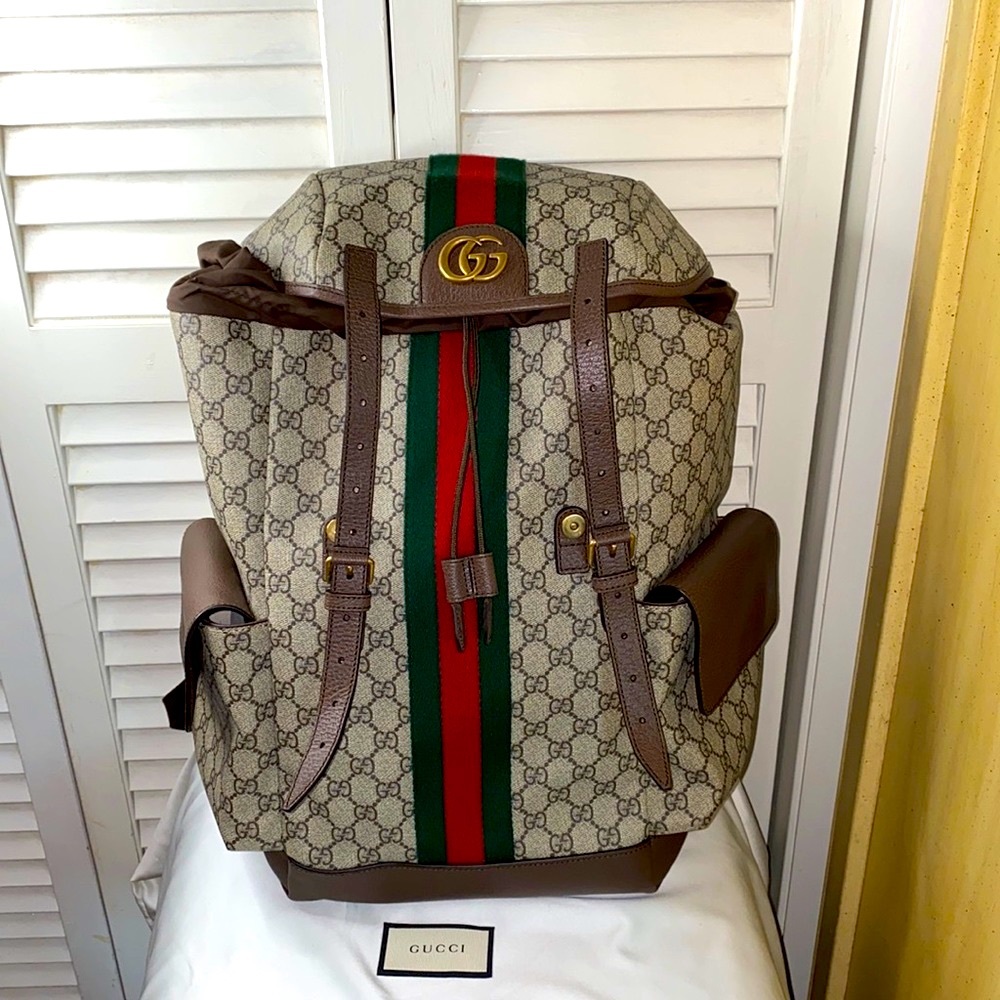 GUCCI Ophidia GG Medium Backpack…🎒